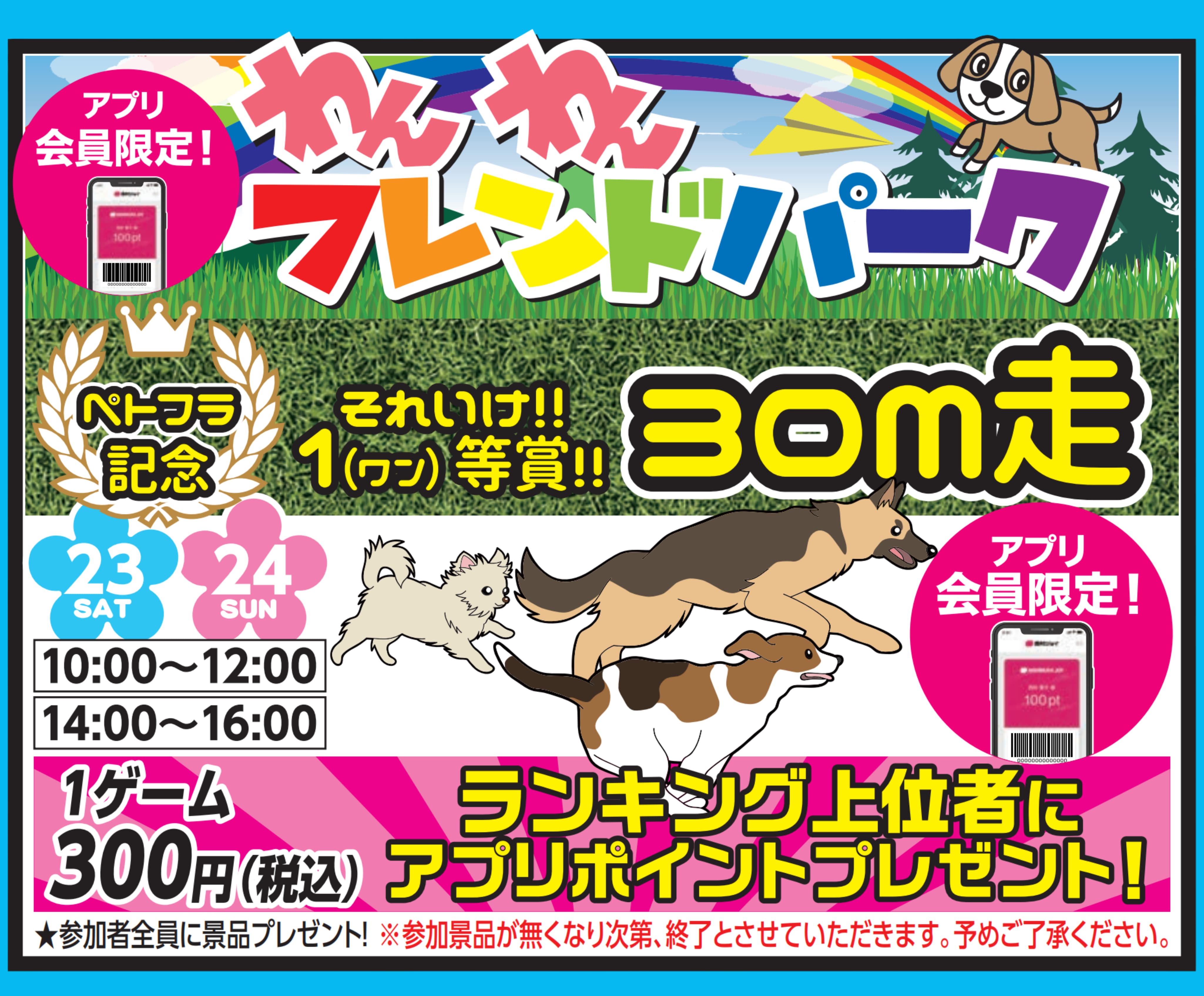 30ｍ走の案内